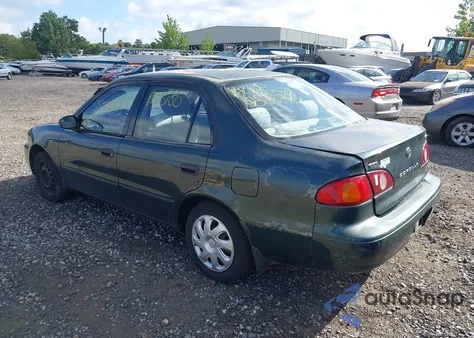2001 Toyota Corolla Ce из США, поврежденный, VIN 2T1BR12E91C465090
